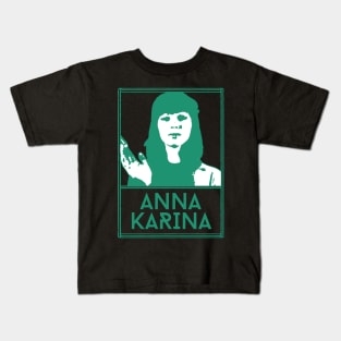 Anna karina\\retro fan artwork Kids T-Shirt